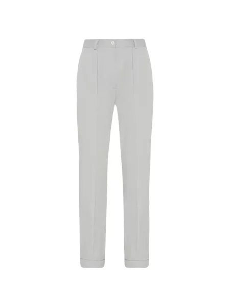 Cu centură pantaloni Kiton gri