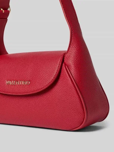 Torba na ramię z zamkiem błyskawicznym model ‘DAPHNE’ Valentino Bags czerwona