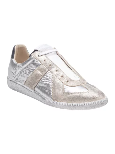 Sneakersy Maison Margiela skórzane szare
