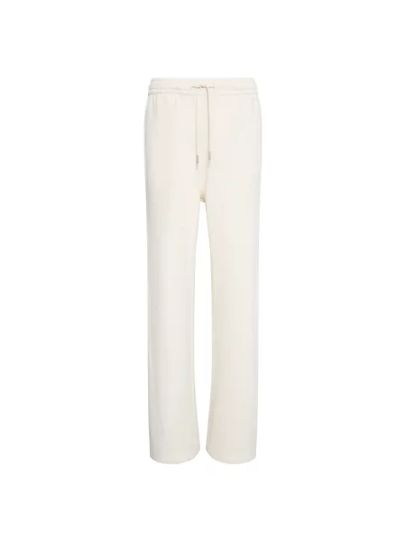 Pantaloni Calvin Klein cu broderie alergare cu cordon alb