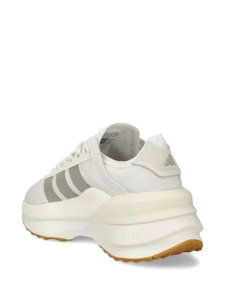 Haftowane spodnie Adidas w paski czarne