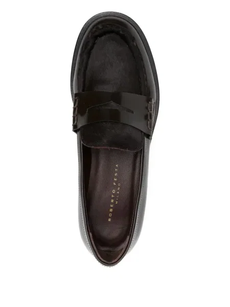 Pantofi loafer Roberto Festa din piele maro