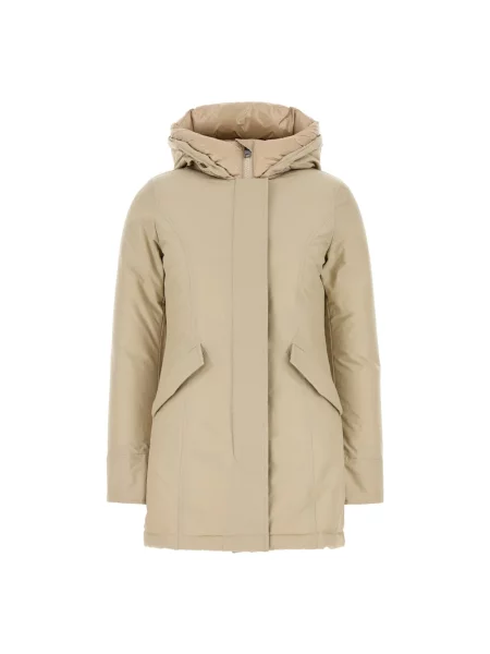Parka Woolrich beżowa