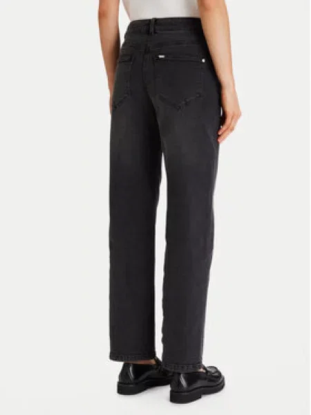 Morgan Jeans hlače Wide Leg črna