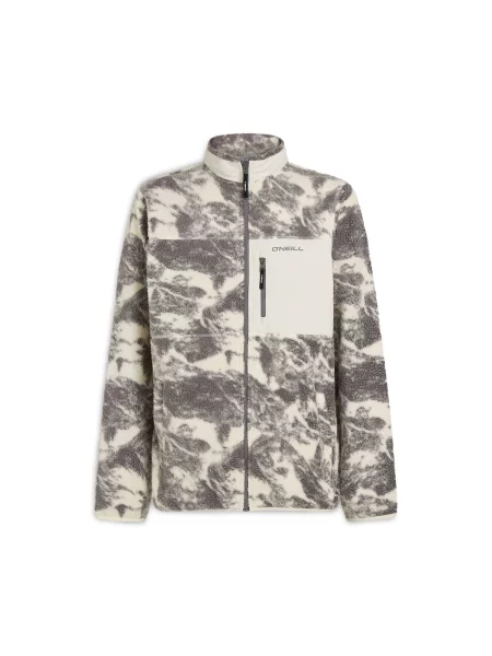 O'NEILL Jachetă fleece gri / murdar alb