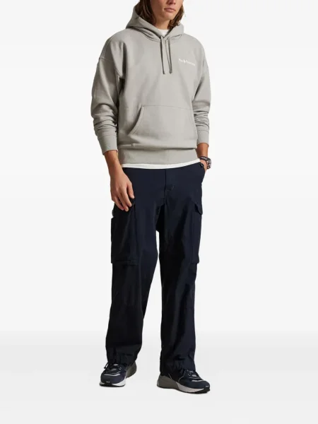 Șapcă Polo Ralph Lauren cu broderie din țesătură twill în carouri albastru
