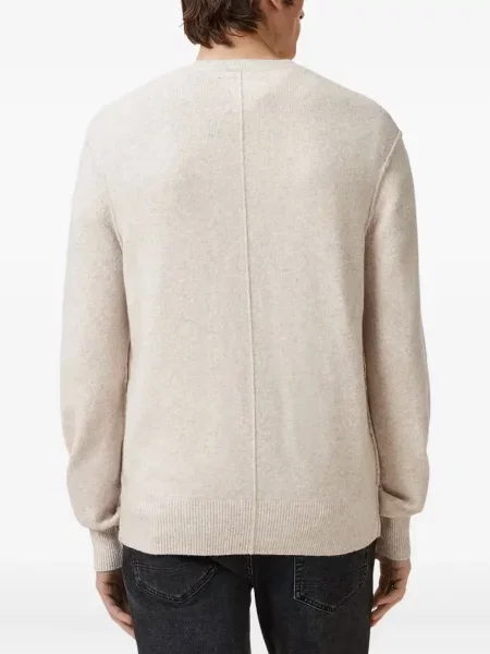 Pulover Allsaints cu broderie cu decolteu rotund