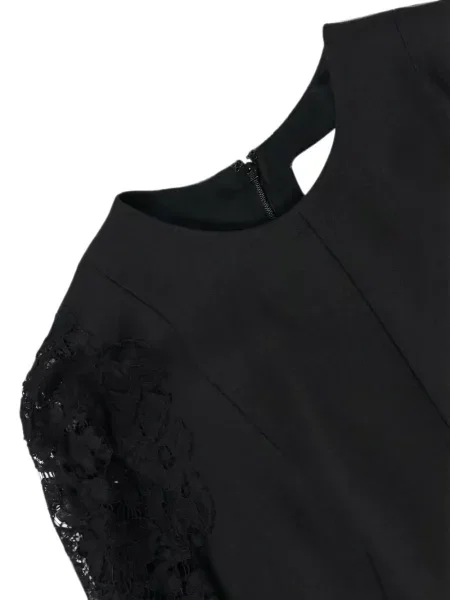 Rochie mini Valentino Garavani din dantelă negru