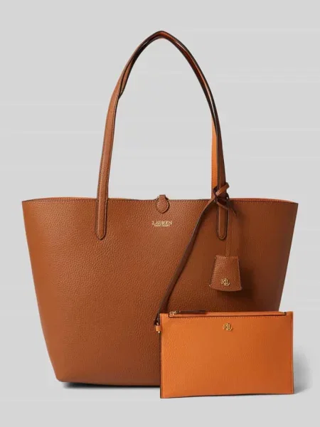 LAUREN RALPH LAUREN Torebka Rvrsble Tote brązowy