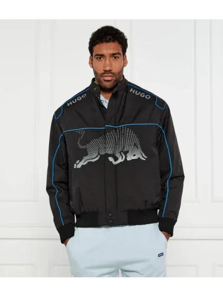 HUGO Geacă bomber RB| HUGO x Racing Bulls negru