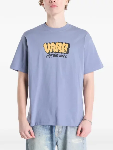 Tricou Vans cu imagine albastru