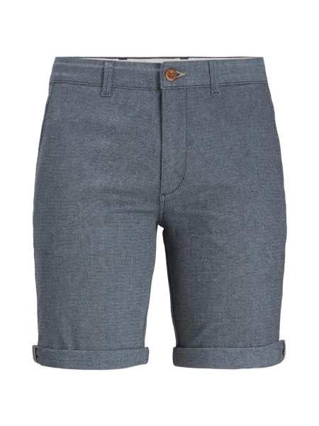 JACK & JONES Chino kalhoty Fury chladná modrá