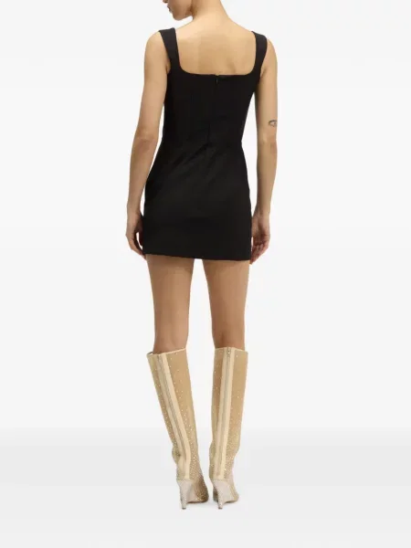 Rochie mini Giuseppe Di Morabito fără mâneci negru