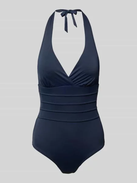 Kostium kąpielowy w jednolitym kolorze Magic Bodyfashion granatowy