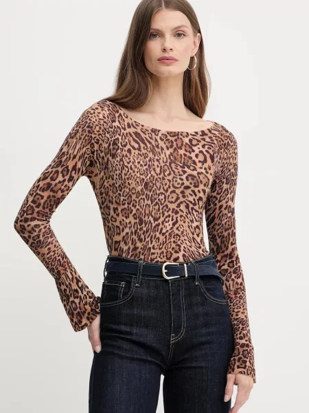 Twinset pulover de lână maro