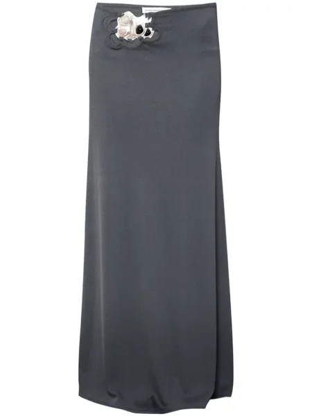 Fusta maxi Christopher Esber cu strasuri gri