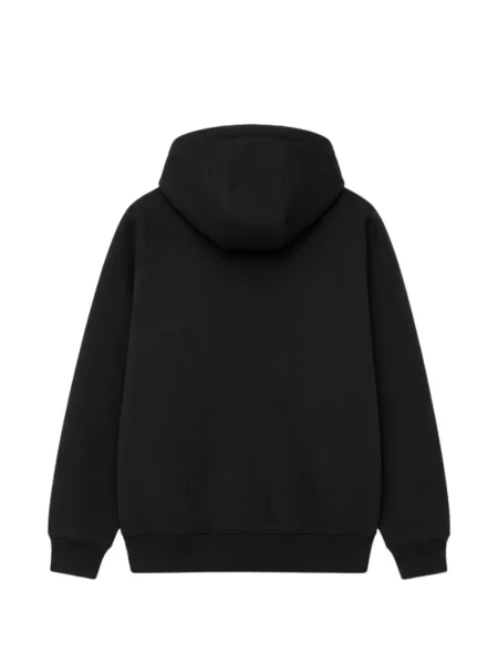 Mikina s kapucí Carhartt Wip s autogramem černá