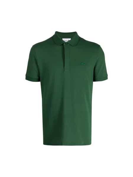 Koszulka polo Lacoste ze stretchu zielona
