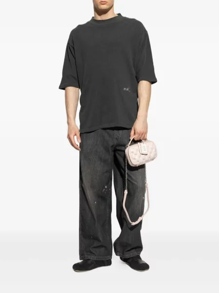 Raštuotas marškinėliai Maison Margiela juoda