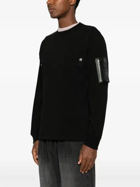 Lung pulover Sacai negru