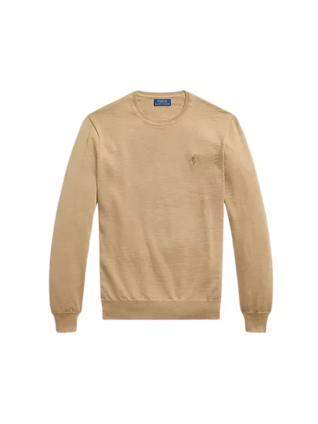 Sweter Polo Ralph Lauren wełniany brązowy