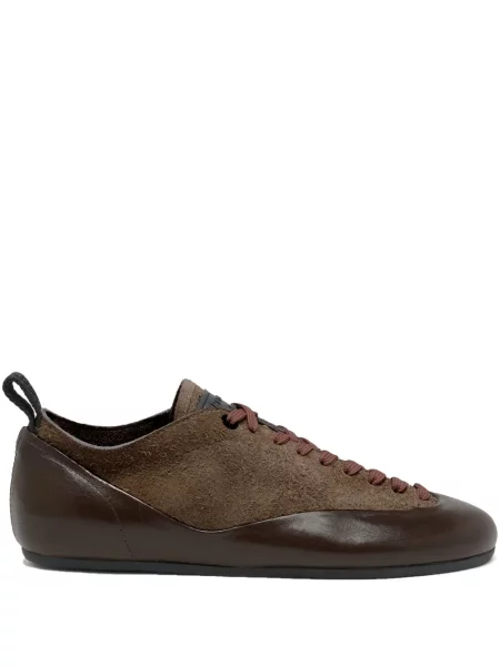 Sneakerși Proenza Schouler din piele de căprioară maro