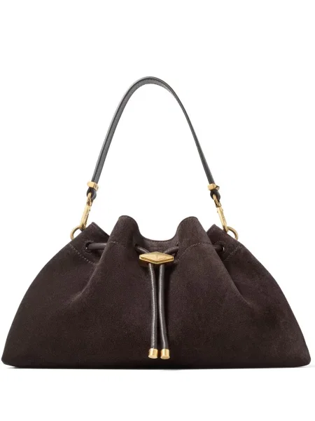 Geantă bucket Jimmy Choo maro
