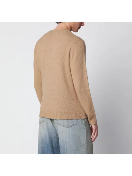 Sweter Roberto Collina brązowy