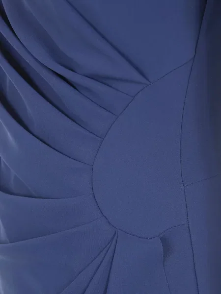 Rochie midi Chiara Boni La Petite Robe cu volane plic albastru