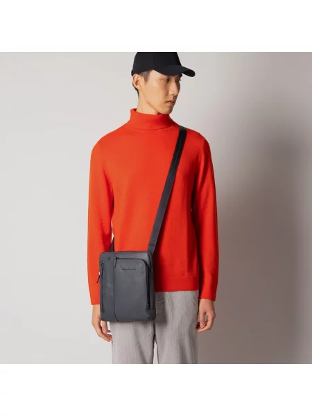 Torba crossbody Piquadro czarna