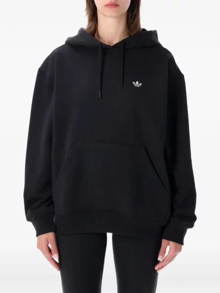 Hanorac Adidas plasă cu autograf cu dungi negru