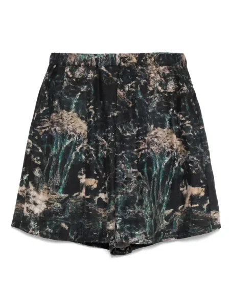 Pantaloni scurți Taakk cu imagine negru