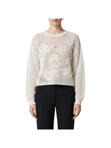 Pulover Twinset alb