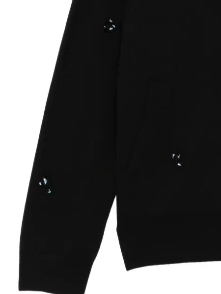 Μάλλινο hoodie Jnby μαύρο