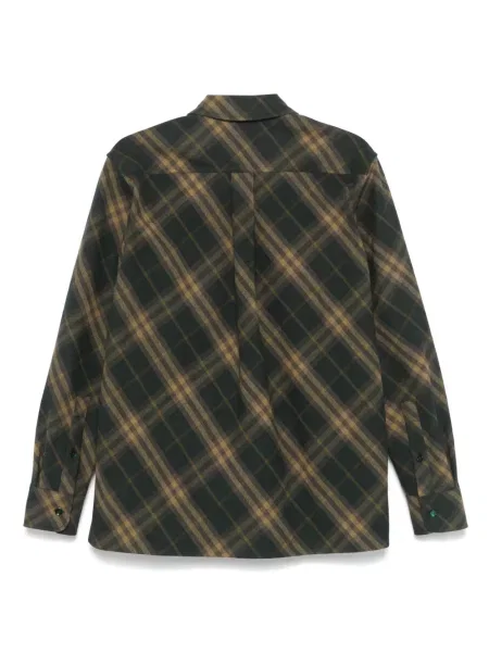 Cămașă Burberry în carouri gri