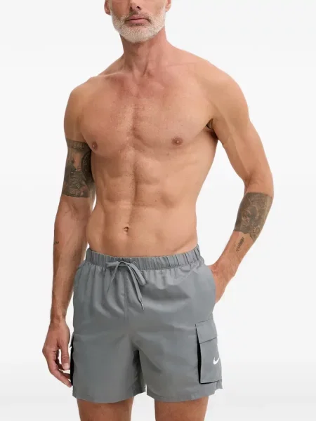 Slip de baie Nike maro