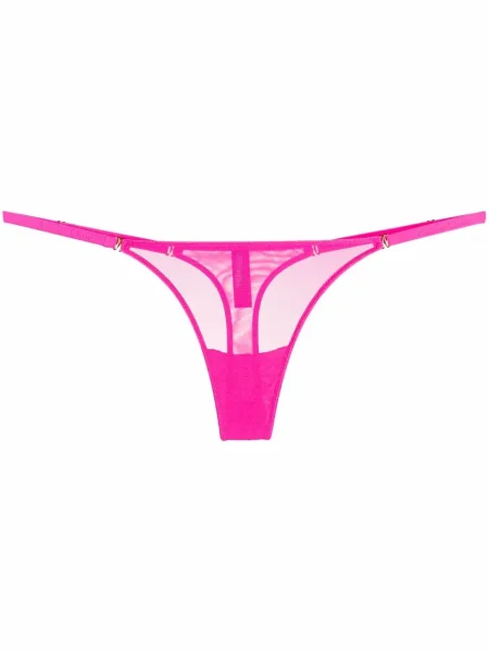 Chiloți tanga Maison Close roz