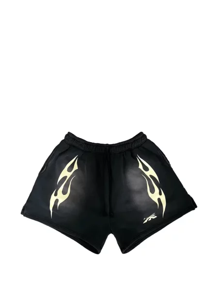 Pantaloni scurți Hellstar cu imagine negru