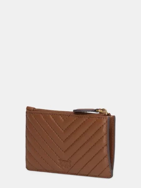 Шкіряний гаманець Pinko сірий