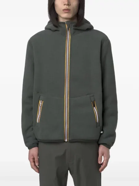 Reversibil geacă K-way verde