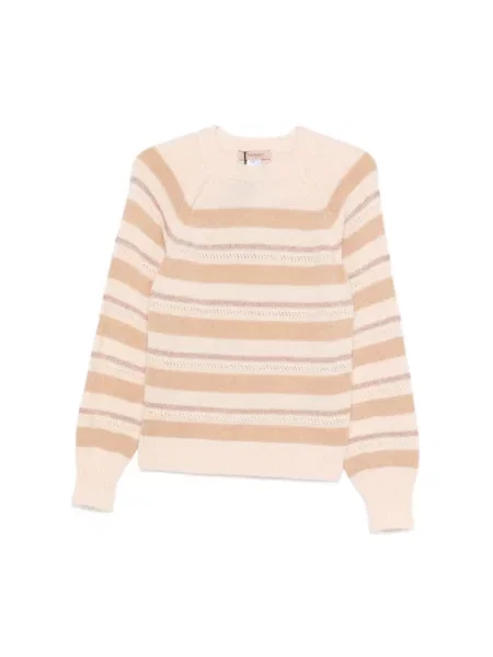 Sweter Twinset beżowy