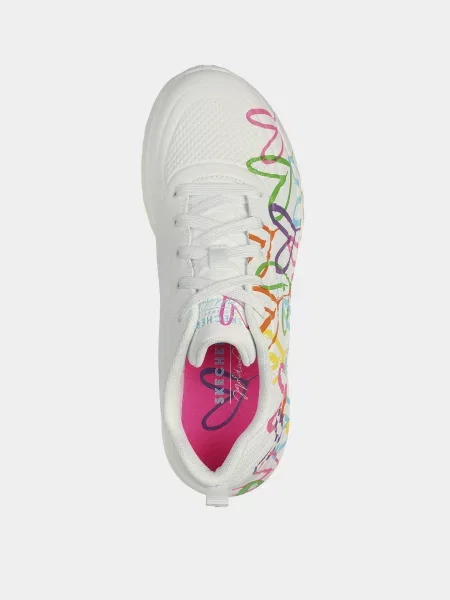 Кожаные кроссовки Skechers белые