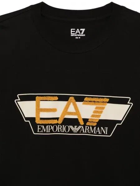 Tricou Ea7 Emporio Armani cu imagine negru