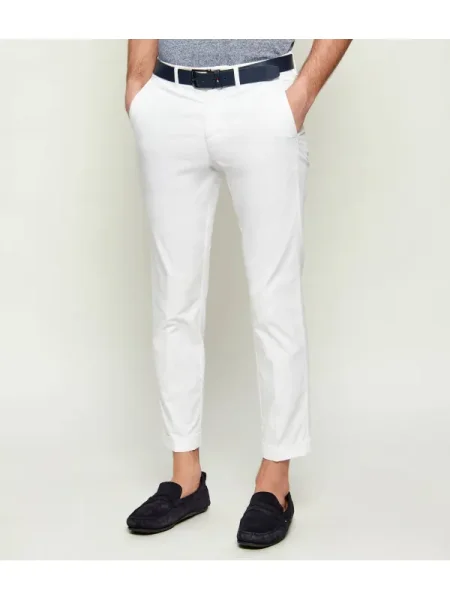 Fay Pantaloni CAPRI | Straight fit alb