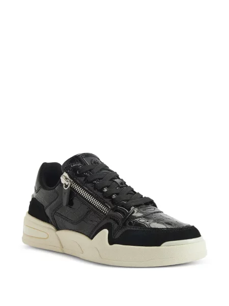 Sneakerși Giuseppe Zanotti cu imagine negru