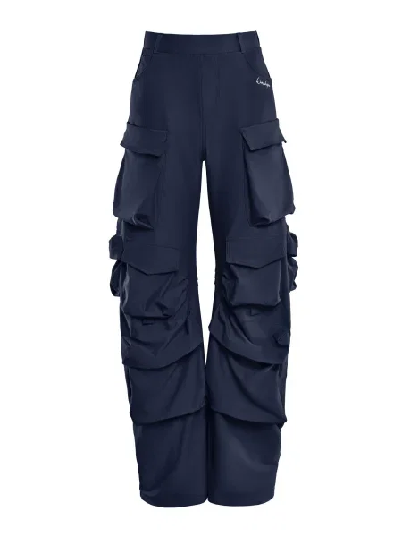 Winshape Pantaloni sport metalic gri