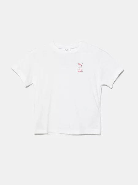 Puma tričko HELLO KITTY & FRIENDS Relaxed Graphic Tee bílé