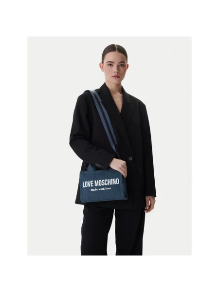 Torebka LOVE MOSCHINO niebieska