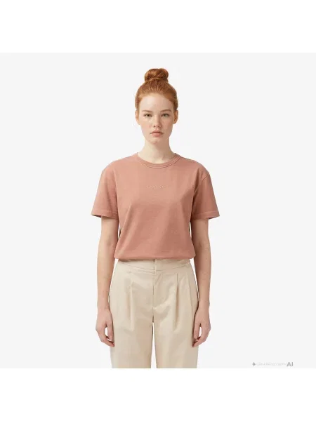 Футболка Lacoste розовая