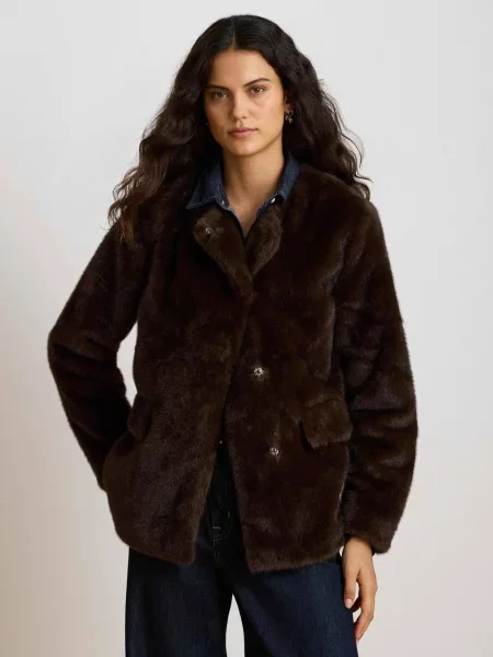 Geacă Lauren Ralph Lauren maro
